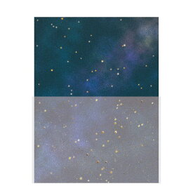 レターセット 包む 封筒が透ける景色のレター 夜空と星 TL064