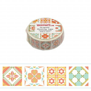 �}�X�L���O�e�[�v ���[���h�N���t�g WORLD CRAFT Tiles SMJ-010 15mm×7m