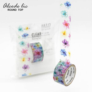 NAe[v ROUND TOP ۓVY Ehgbv Alcodeloc NA}XLOe[v bloom 20mm×3m AY-CLMK-002