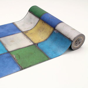 ウォールシート カモ井加工紙 mt CASA FLEECE フリース タイルヴィンテージ MTCAF2318 230mm×5m