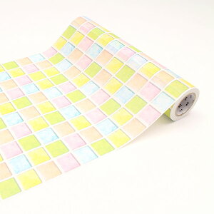 ウォールシート カモ井加工紙 mt CASA FLEECE フリース タイル・モザイク MTCAF2309 230mm×5m