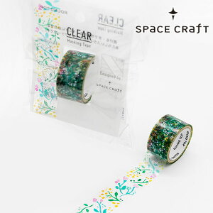 NAe[v ROUND TOP ۓVY Ehgbv SPACE CRAFT NA}XLOe[v FLORAL 20mm×3m SC-CLMK-008