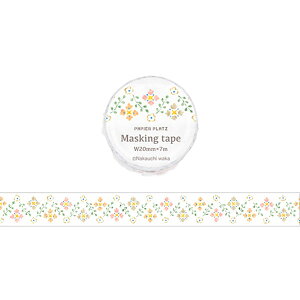 }XLOe[v PAPIER PLATZ psAvbc NX Ȃ킩 floral pattern 52-008 20mm×7m