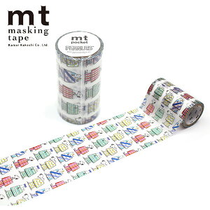 マスキングテープ mt カモ井加工紙 mt × mt pocket Peanuts ポケット ピーナッツ スヌーピーの小屋 MTPOCT012 75mm×5m
