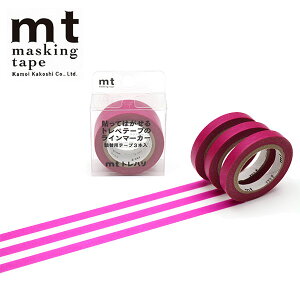 ラインマーカー テープカッター カモ井加工紙 mt トレハリ 詰替用テープセットE 暗記用テープ MTTCP06 5mm×7m