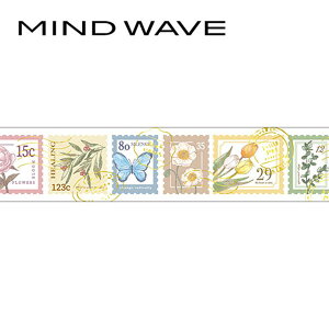 �N���A�e�[�v �����e�[�v �}�C���h�E�F�C�u MIND WAVE ������ flower stamp 95167 �t�����[ 30mm×3m