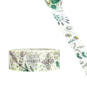 }XLOe[v V[ VWJgE Shinzi Katoh wu[K[f My Heavenly GardenV[Y Herb ks-mt-10368 15mm×7m