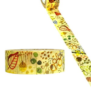 }XLOe[v V[ VWJgE Shinzi Katoh wu[K[f My Heavenly GardenV[Y Autumn ks-mt-10372 15mm×7m