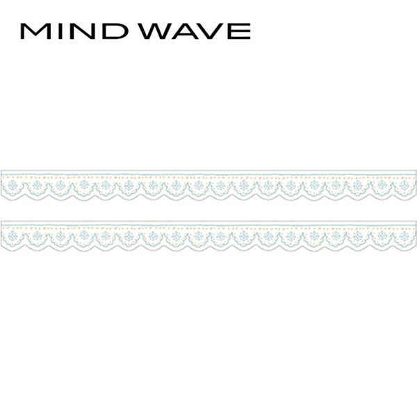 マスキングテープ マインドウェイブ MIND WAVE ほっこりシリーズ マスキングテープダイカット レース 95201 18mm×5ｍ |  シモジマラッピング倶楽部