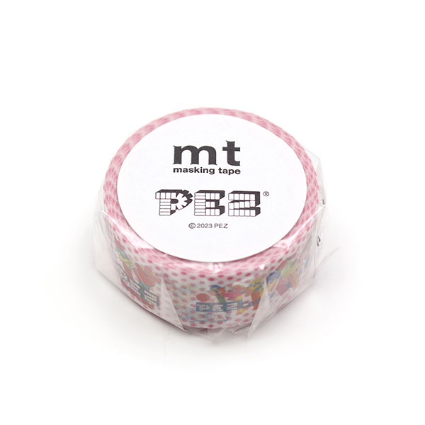 限定製作】 マスキングテープ mt カモ井加工紙 MTPEZ004 PEZ・アート mt×PEZ 幅18mm×長さ7m ギフトラッピング用品 