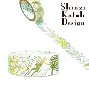 �}�X�L���O�e�[�v �V�[���� �V���W�J�g�E Shinzi Katoh �V���G�b�g ks-dt-70003 ���̖��O�Y 15mm×3m