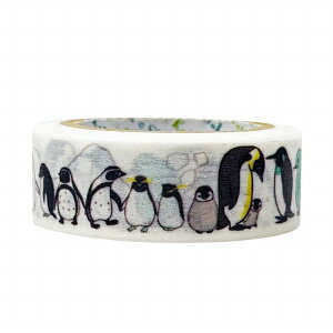 �}�X�L���O�e�[�v �V�[���� �V���W�J�g�E Shinzi Katoh ��Ŋ뜜��}�X�L���O�e�[�v Penguin walk ks-mt-10378 15mm×7m