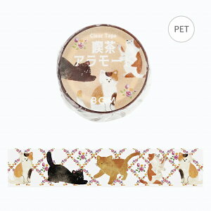 �N���A�e�[�v ���� PET BGM �r�[�W�[�G�� �i���A�����[�h�E�l�R BM-CSD003 20mm×5m