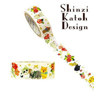 }XLOe[v V[ VWJgE Shinzi Katoh oiiy[p[e[v chaton chaton bloom bp-tp-10037 15mm×3m