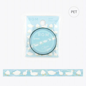 �N���A�e�[�v ���� PET BGM �r�[�W�[�G�� Life ���C�t �j���A�q�� BM-CE001 5mm×5m