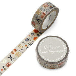 �}�X�L���O�e�[�v SAIEN �ʉ� �J�~�C�\�Y�� ���V���[�Y Sewing �┓ UR-3068 15mm×7m