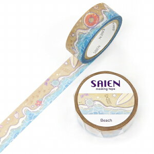 }XLOe[v SAIEN ʉ J~C\Y IWiV[Y Beach(r[`) UR-0247 15mm×7m 킢