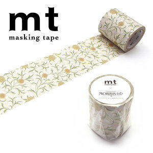 }XLOe[v mt JH mt × EBAEX Morris&Co. Scroll and Flower MTWILL29 50mm×7m