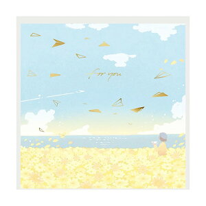 色紙 寄せ書き 包む 封筒が透ける景色の色紙 紙ひこうき TS041