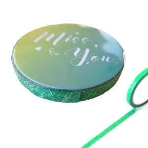 }XLOe[v ԉ y[p[CeWFX Ob^[e[v Miss You O[ 5mm×5m H-PI ׃e[v