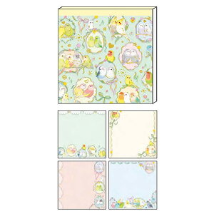 メモパッド Clothes-Pin クローズピン たけいみき メモ帳 カラフルバード MM15795 かわいい