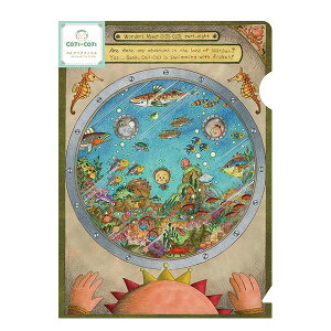 クリアファイル 古川紙工 COJI COJI コジコジ A6クリアファイル グリーン QE97