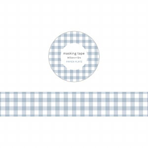 }XLOe[v PAPIER PLATZ psAvbc NX IWi}XLOe[v Check Baby bluei`FbNxCr[u[j15mm×10m 72-026