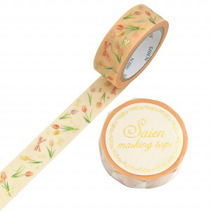 �}�X�L���O�e�[�v SAIEN �ʉ� �J�~�C�\�Y�� ���V���[�Y �`���[���b�v UR-3084 15mm×7m ������