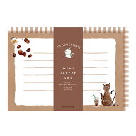ミニレターセット 古川紙工 トコロコムギ cafe（カフェ） LT704 かわいい