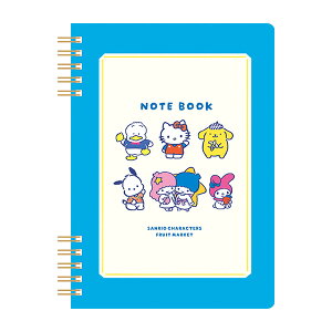 ノート 古川紙工 B6リングノート サンリオ A SS73 SANRIO 昭和レトロ