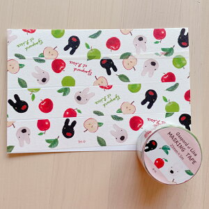 マスキングテープ S&C リサとガスパール POMMES GL32 Gaspard and Lisa