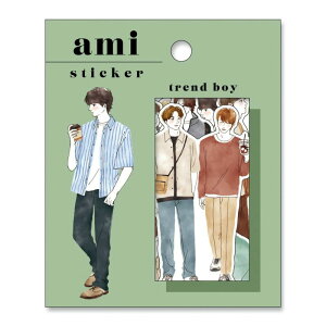 t[NV[ }ChEFCu MIND WAVE Ami sticker A~XebJ[ trend boygh{[C 82304 40