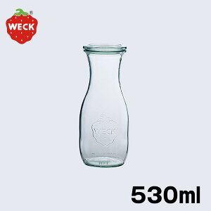 WECK �E�F�b�N �L���j�X�^�[ �W���[�X�W���[ (Juice Jar) 530 (�e��530ml) ���aS 85640 �ۑ��e�� �K���X�r �����r�� �e�� �K���X�� �W�����r