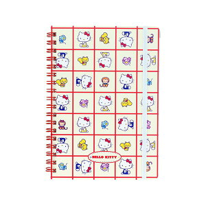 ノート サンスター文具 レトロサンリオキャラクターズ 第4弾 Wリングノート B6 ハローキティ S2643499 SANRIO