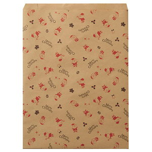 クリスマス 平袋 柄小袋 R-10 まめまめサンタ 200枚入 HEIKO シモジマ