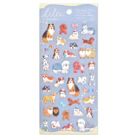 シートシール マインドウェイブ MIND WAVE リルツステッカー ドッグ 82585 立体シール ぷっくりシール 犬 イヌ