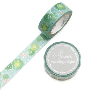 �}�X�L���O�e�[�v SAIEN �ʉ� �J�~�C�\�Y�� ���V���[�Y �Ղ��Ղ������� UR-3092 15mm×7m �J�G�� �^