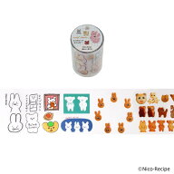 ロールシール 日本出版販売 Komamono クリエイティ部 クリアロールステッカー Nico-Recipe ニコレシピ IP…