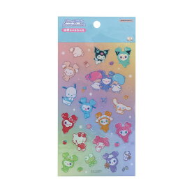 シートシール サンスター文具 TWICE×SANRIO 透明シートシール グラデーション S8816875 サンリオ キティ マイメロ キキララ