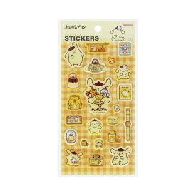 シートシール サンスター文具 サンリオキャラクターズ ぷっくりシール ポムポムプリン いっぱい S8819394 SANRIO 30周年 立体シール