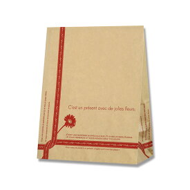 紙袋 角底袋 HEIKO シモジマ ケーキバッグ 小 ルバン レッド （100枚入） ラッピング　ギフト　プレゼント　梱包