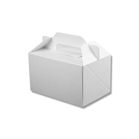 箱 ケーキ箱 HEIKO シモジマ 食品包材 Nキャリーケース ホワイト 12x18（25枚入）