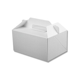 【楽天マラソンSALE10％OFF】箱 ケーキ箱 HEIKO シモジマ 食品包材 Nキャリーケース ホワイト 15x21（25枚入）