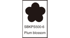 クラフトパンチ 呉竹 クレタケ キュアパンチ スモール SBKPS500-6 プラムブロッサム （梅の花）