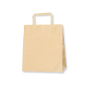紙袋 手提げ HEIKO シモジマ H25チャームバッグ(25CB) S2（平手） 未晒無地（クラフト紙） （50枚入） ラッピング 【おすすめ紙袋】