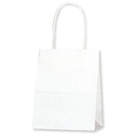 紙袋 手提げ HEIKO シモジマ 25チャームバッグ(25CB) 18-1 白無地 （50枚入） ラッピング 【おすすめ紙袋】