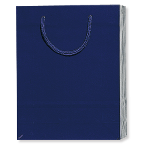 紙袋 プレゼント用 光沢  手提げ HEIKO シモジマ  ブライトバッグ MM  紫紺（シコン）（10枚入） ラッピング