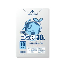 ポリ袋 SWAN シモジマ LDポリ025E 30L 透明 ゴミポリ袋