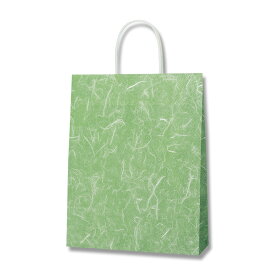 紙袋 A4サイズ対応 手提げ HEIKO シモジマ 25チャームバッグ(25CB)MS1 雲竜緑 ラッピング