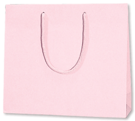 紙袋 手提げ HEIKO シモジマ プレーンチャームバッグ 3才 ピンク（10枚入り） ラッピング